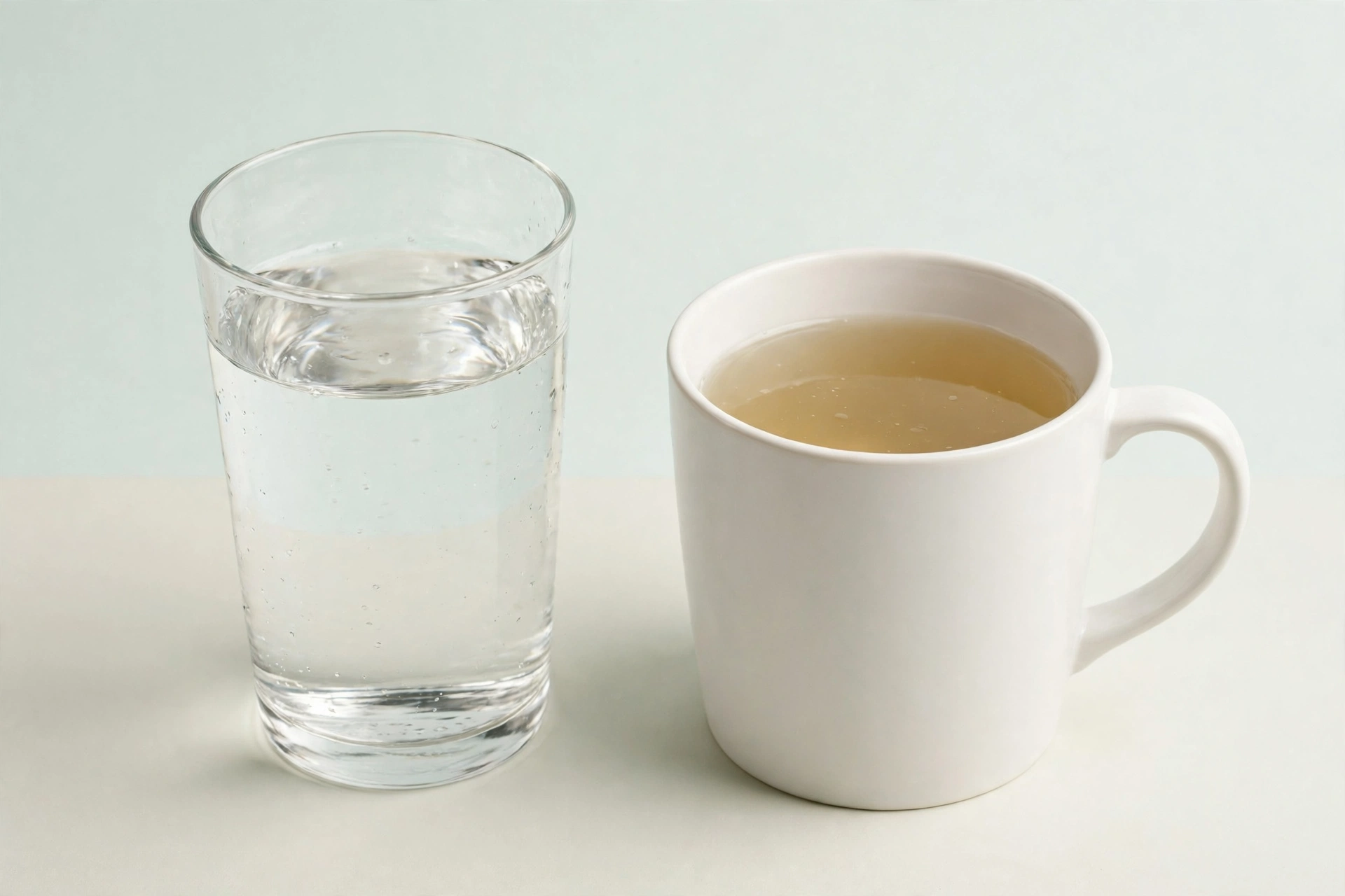 An unflavoured electrolyte drink in a plain glass of sparkling water