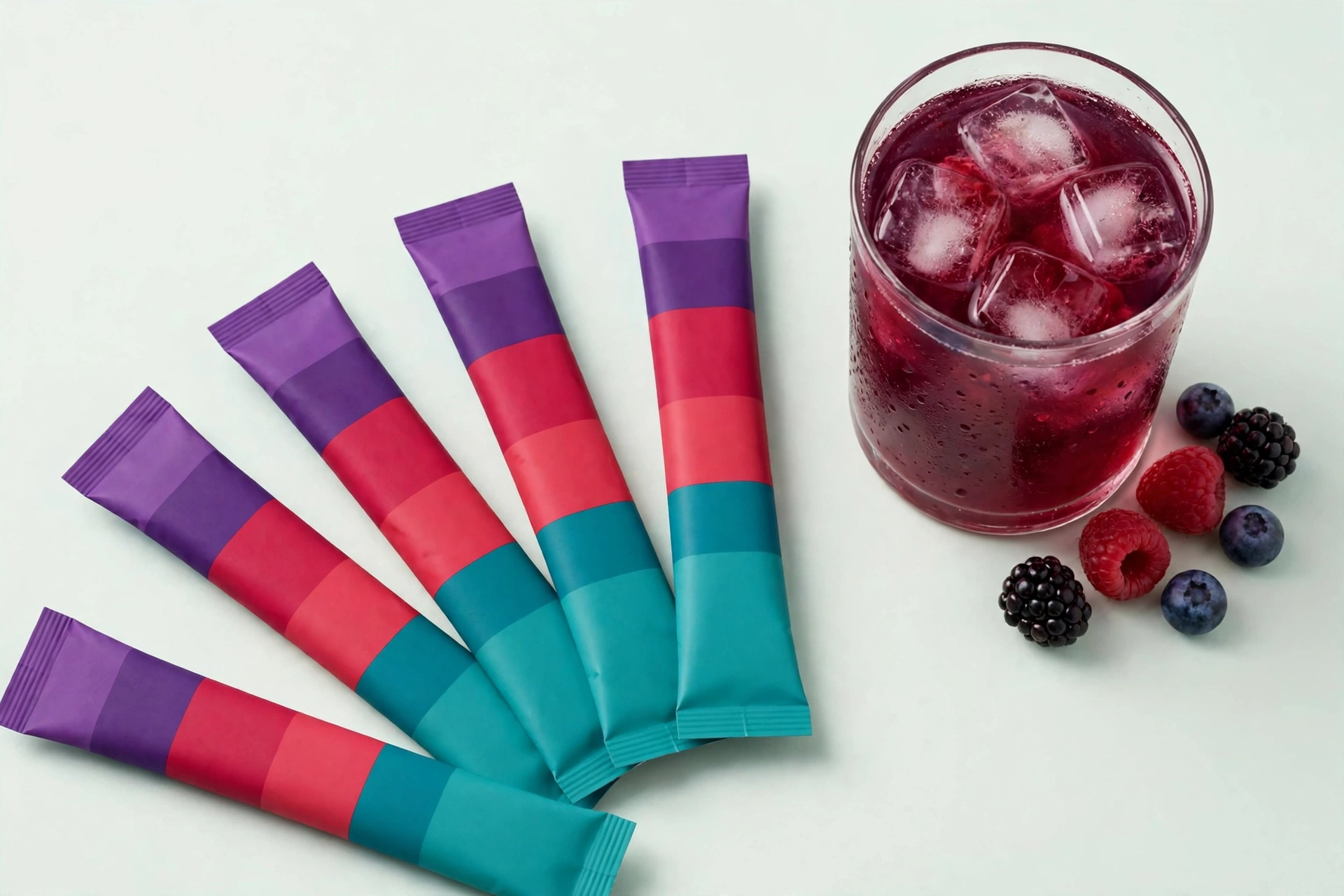 Illustration of DripDrop stick packs