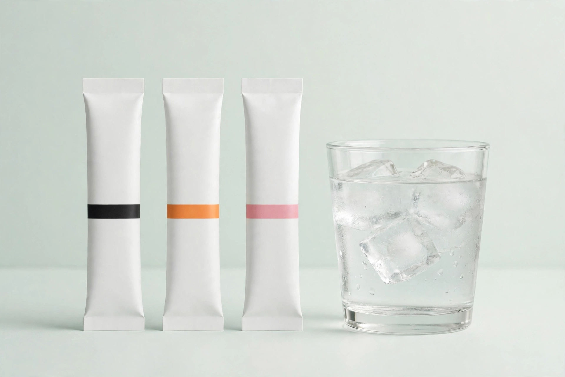 Illustration of LMNT stick packs